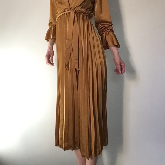 Gold Silk Dress - Picture 4 of 8